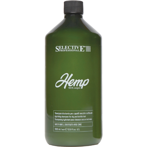 SELECTIVE HEMP Увлажняющий шампунь для сухих и ломких волос, 1000мл