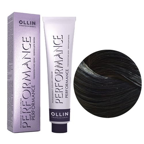 OLLIN PERFORMANCE  1/0 иссиня-черный 60мл.