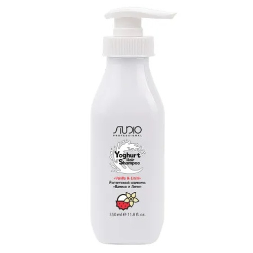 Studio Йогуртовый шампунь для волос «Ваниль и Личи», 350мл