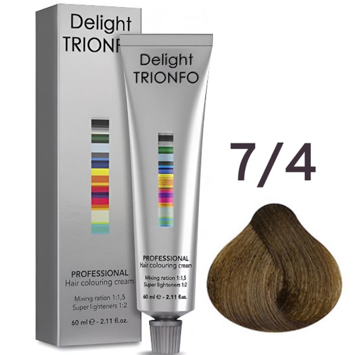 Delight TRIONFO 7-4 Средний русый бежевый  60мл 