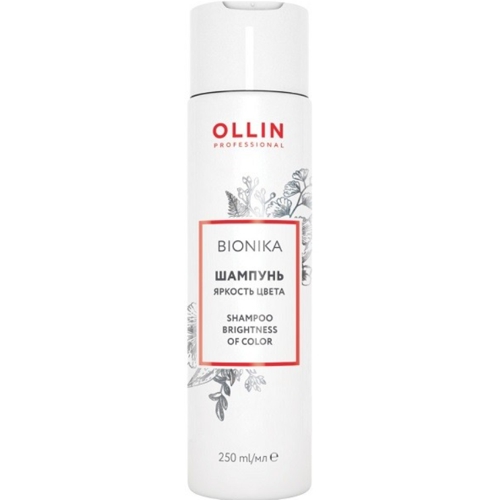 OLLIN BioNika Шампунь для окрашенных волос «Яркость цвета» 250мл