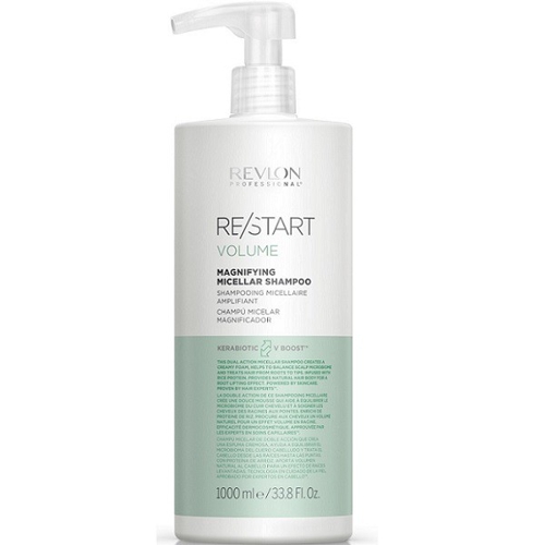 REVLON RESTART VOLUME Мицеллярный шампунь для тонких волос, 1000мл