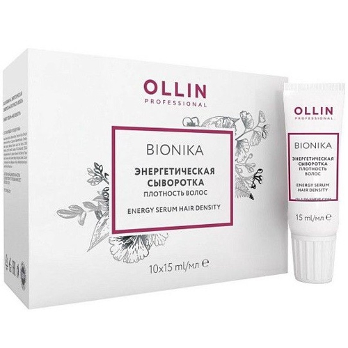 OLLIN BioNika Энергетическая сыворотка Плотность волос 15мл
