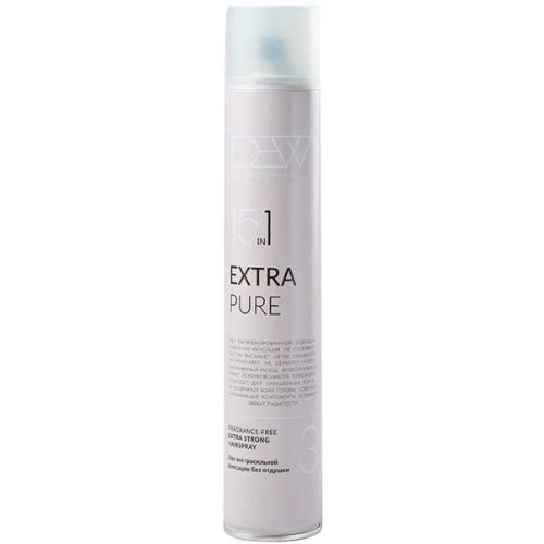 DEW PROFESSIONAL PURE Лак экстрасильный без отдушки  500 мл