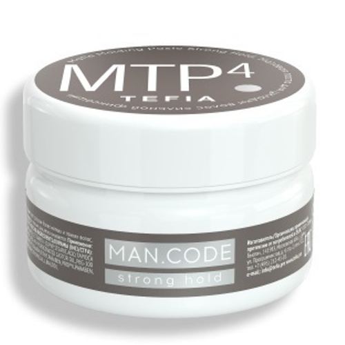 TEFIA MAN.CODE Матовая паста сильной фиксации, 75мл																																	