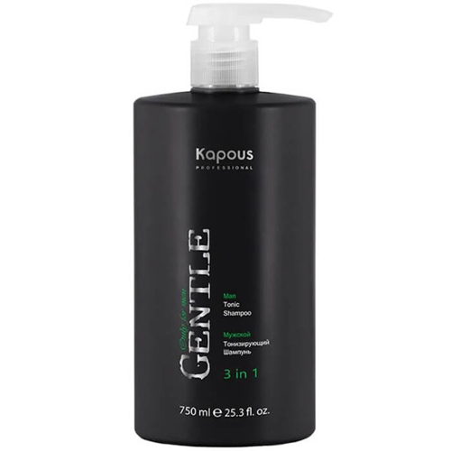 Kapous Мужской тонизирующий шампунь 3 в 1 750мл 