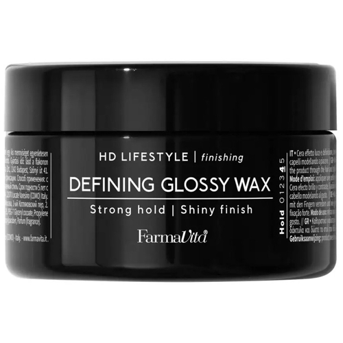 FARMAVITA Глянцевый воск сильной фиксации 100мл HD DEFINING GLOSSY WAX