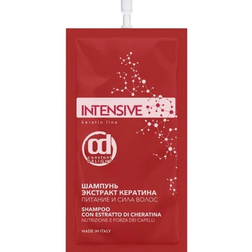CD Шампунь экстракт кератина питание и сила волос 30мл