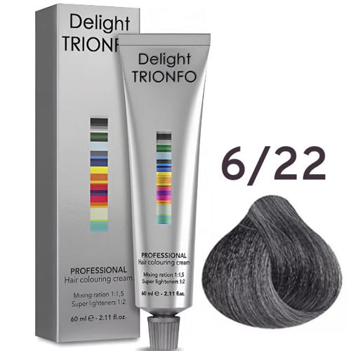 Delight TRIONFO 6-22 Темно- русый интенсивно-пепельный  60мл 