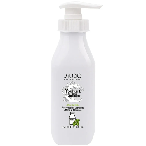 Studio Йогуртовый шампунь для волос «Мята и Молоко», 350мл