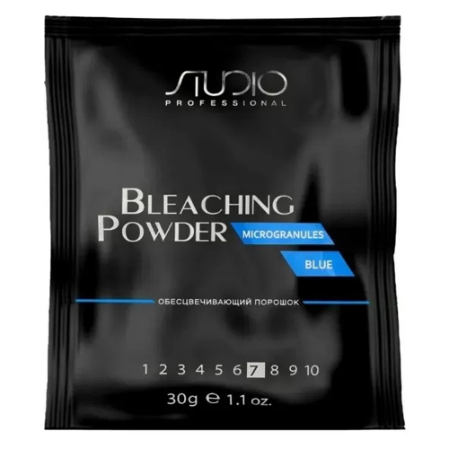 Studio Обесцвечивающий порошок для волос «Microgranules Blue», 30г