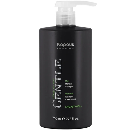 Kapous Мужской шампунь с ментолом 750мл 