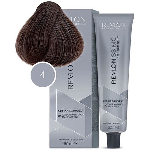 REVLON NMT High Coverage 4 средне- коричневый 60мл.