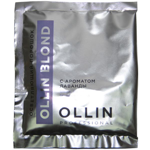 OLLIN BLOND Осветляющий порошок с ароматом лаванды 30г