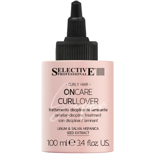 SELECTIVE CURLLOVER Супердисциплинирующий флюид для ламинирования волос 100мл 