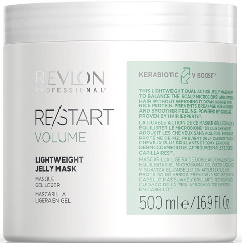 REVLON RESTART VOLUME Неутяжеляющая маска-желе, 500мл
