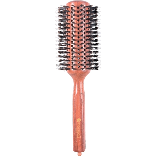 Брашинг HAIRWAY STYLE 38мм деревянный, щетина белая
