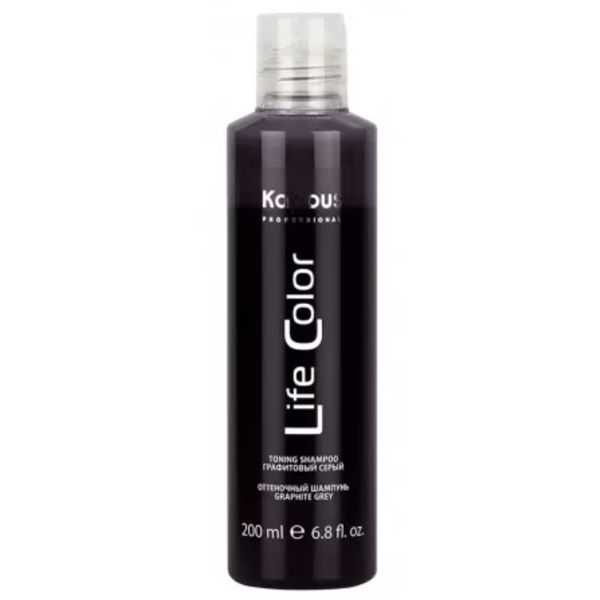 Kapous Оттеночный шампунь 200мл Графитовый серый