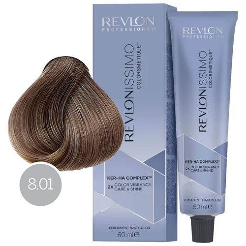 REVLONISSIMO COLORSMETIQUE 8.01 светлый блондин пепельный 60мл.