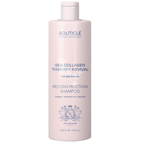 BOUTICLE Коллагеновый восстанавливающий шампунь – Reconstruction Shampoo”, 1000 мл