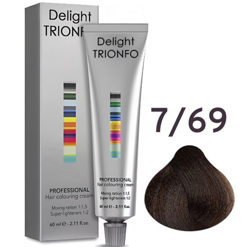 Delight TRIONFO 7-69 Светлый русый шоколадно-фиолетовый  60мл 