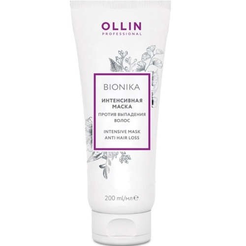 OLLIN BioNika Интенсивная маска против выпадения волос 200мл