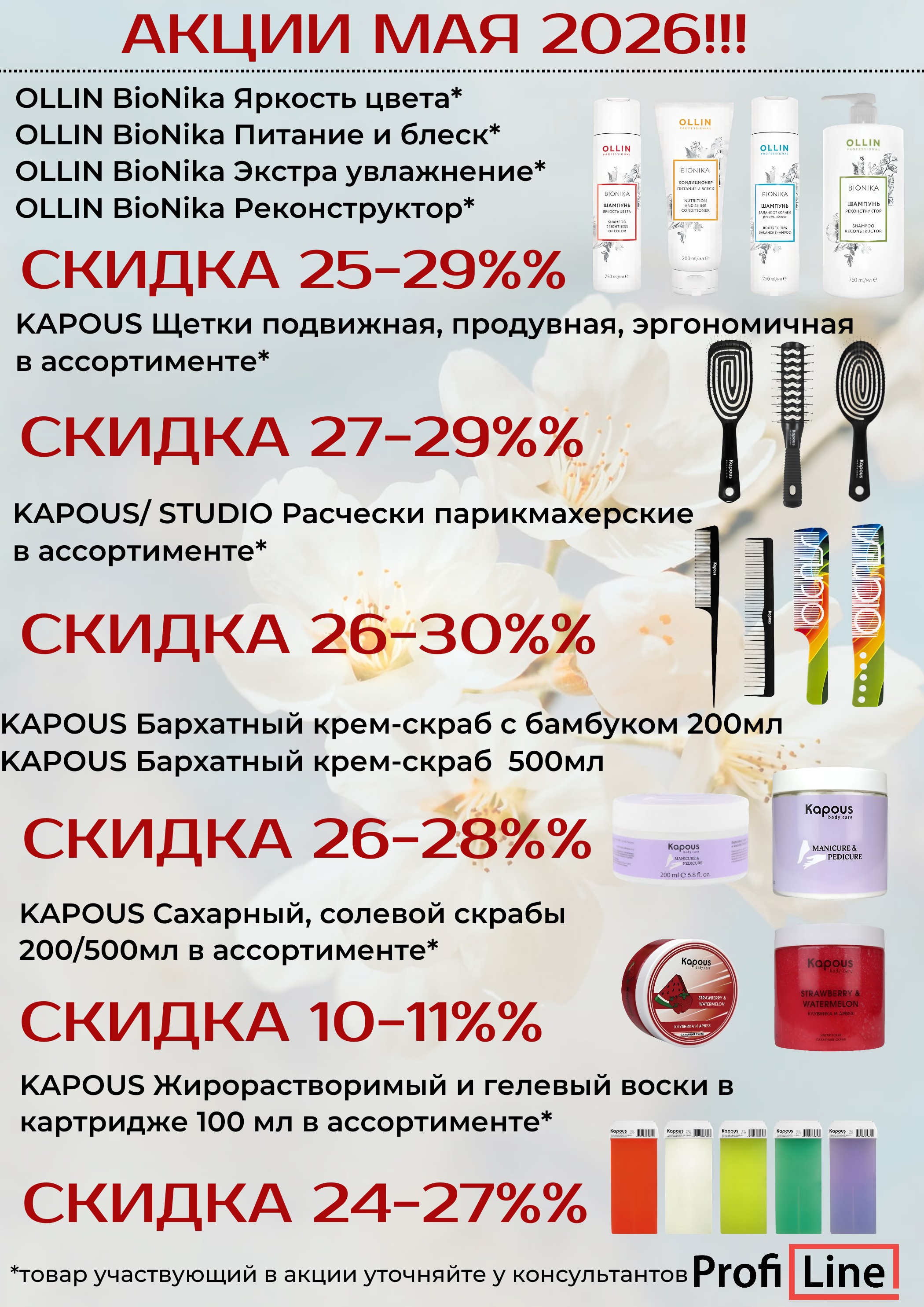 АКЦИИ МАЯ 2026