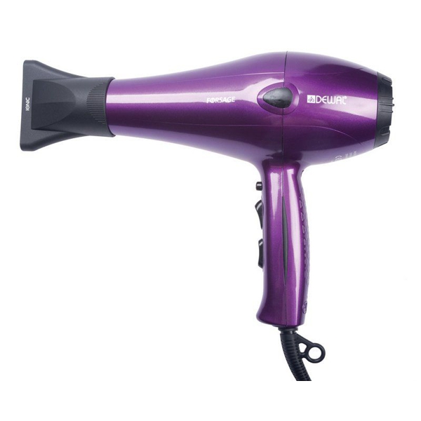 Фен DEWAL Forsage пурпурный,ионизация,2200Bт,2 насадки