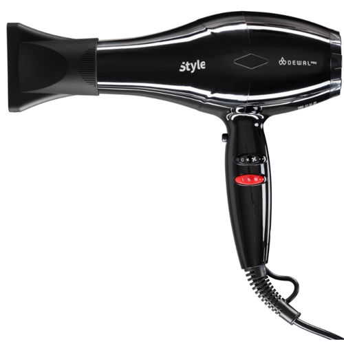 Фен DEWAL Pro Style черный 2000вт + диффузор