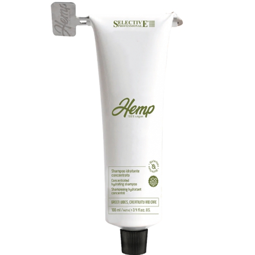SELECTIVE HEMP Шампунь увлажняющий с концентрированной формулой, 100мл